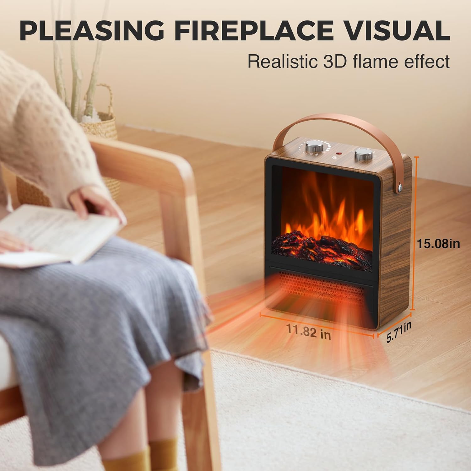 Electric Fireplace Heater