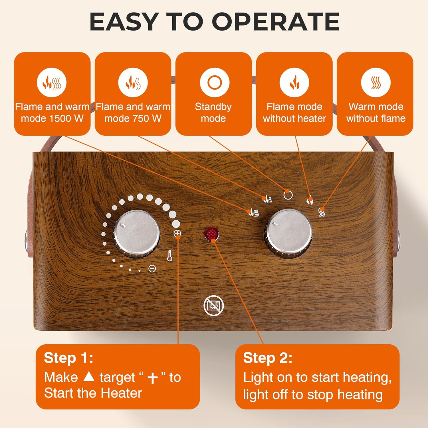 Electric Fireplace Heater